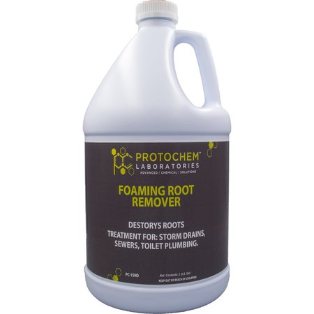 PROTOCHEM LABORATORIES Foaming Root Remover, 1 gal., PK4 PC-159D-1